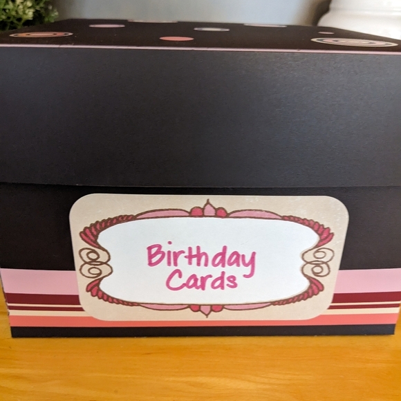 Creative Memories Power Sort Mini Box Pink Bon Bons Photo/ Card Holder  7.5" - Picture 5 of 8